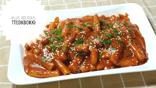 Resep Tteokbokki Topokki Homemade enak Lembut Cobain deh [upl. by Milurd]