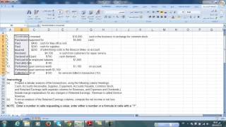 P1 1A Analyze transactions and compute net income 1 [upl. by Nesilla]