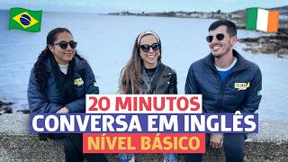 20 minutos de CONVERSAÇÃO BÁSICA em inglês  Diálogos para iniciantes [upl. by Fredelia]