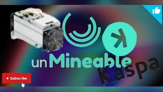 AntMiner S9 mining Kaspa on unMinable kaspacoin crypto antminers9 [upl. by Ahsot]