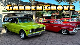 Classic Car Show Historic Main Street Aug302024 Garden Grove California [upl. by Osman704]