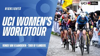 Ronde Van Vlaanderen Highlights  2024 UCI Womens WorldTour [upl. by Ditter]