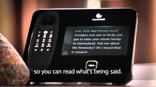 CaptionCall  Large Display LCD Captioning Phone [upl. by Niwri307]