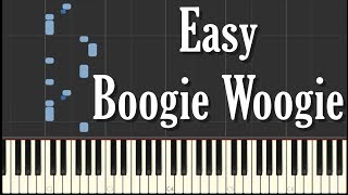 Easy Boogie Woogie Piano Tutorial  FREE SHEET MUSIC [upl. by Koval]