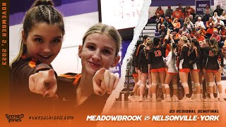 Meadowbrook Advances to the Elite 8 for the 2nd Year in a Row 🏐 [upl. by Julee]