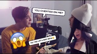 HICKEY PRANK ON BOYFRIEND  HE CRIED [upl. by Trebo998]