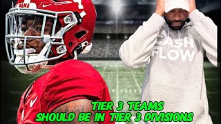 TIER 3 TEAMS SHOULD BE IN TIER 3 DIVISIONS VS MIZZOU [upl. by Allenrad]