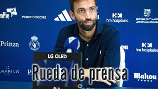 Rueda Prensa previa play off Ascenso Vuelta Final UD Logroñes vs Marbella FCFran Beltrán [upl. by Jones]