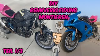 So montierst DU deine Rennverkleidung Teil 13  GFK DIY Tutorial Suzuki GSXR 600 [upl. by Pierro]