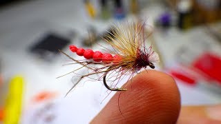 Tying a Detached Bodied Big Red Hopper by Davie McPhail [upl. by Danais359]