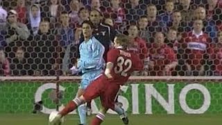 Middlesbrough v Lazio 200405 UEFA Cup Group E ZENDEN GOAL [upl. by Ojyram835]