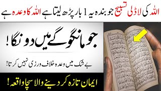 Best Qurani Ayat For Success Everywhere  Allah Ka Wada Jo Mago Donga  Islamic Teacher [upl. by Ocnarfnaig660]