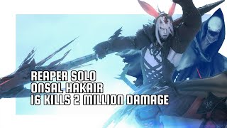 FFXIV PVP Going In Solo Reaper 16 Kills To 2 Million Damage [upl. by Gombosi]