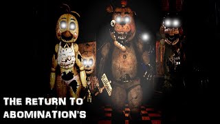 WITHERED TOY ANIMATRONICS AND THE IGNITED  The Return to Abominations Old [upl. by Tiffani]