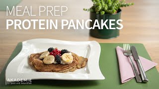 Protein Pancakes  Einfaches Rezept für fluffige Pfannkuchen süß gesund auch ohne Mehl [upl. by Medwin]