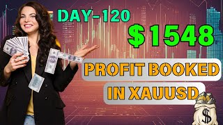 Day120  1548 Profit booked in xauusd xauusdlivetrading daychallenge day120 xauusd [upl. by Juline968]