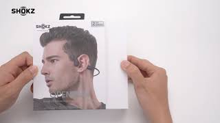 Shokz OpenRun Headphones  Unboxing Video [upl. by Retxed]