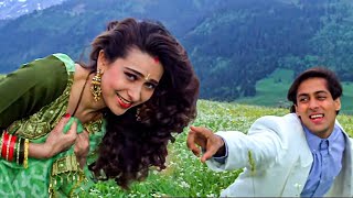 Sanso Ka Chalna Dil Ka Machalna  HD  Salman Khan amp Karisma Kapoor  Udit amp Alka  Jeet [upl. by Ailime233]