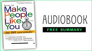 ⭐How to Make People Like You in 90 Seconds or Less  Nicholas Boothman  Free Audiobook [upl. by Higinbotham]