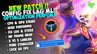 Update ‼ Config Anti Lag ML Fix Delay Spawn Smooth Map  Fix Frame Drop  Mobile Legend [upl. by Soalokcin397]