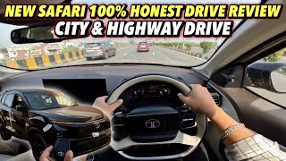 Driving Tata Safari Facelift 2024 at Full Throttle 🚀  अभी भी व्ही Problem [upl. by Libbie]