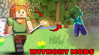 MINECRAFT KNOCK BACK STICK  Minecraft new commands for bedrock and Minecraft pe [upl. by Bertine]