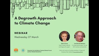 A Degrowth Approach to Climate Change  Webinar [upl. by Mariandi88]