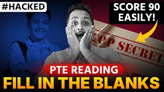 Hacked PTE Reading Fill in the Blanks  Score 90 Easily [upl. by Ayiram806]