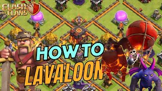 How to LavaLoon  TH10 Attack Strategy  TH 10 LaLo 3 Star Clash Of Clans [upl. by Ocihc]