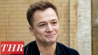 Rocketman Star Taron Egerton Plays Finish This Sentence  THR [upl. by Pattin]