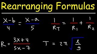 How To Change The Subject of a Formula  GCSE Maths [upl. by Gosney]