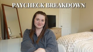 How I Budget My BiWeekly Paycheck  budgeting for bills wedding student loans paying off debt [upl. by Claire]