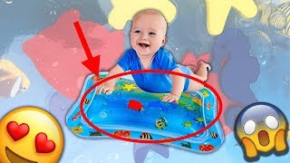 BABY PAD™  INFLATABLE BABY WATER MAT  PERFECT TUMMY TIME ACTIVITY [upl. by Ambrose188]