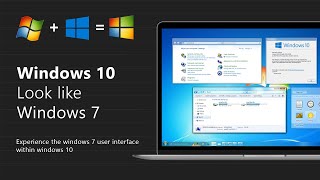 How to Make Windows 10 Look Like Windows 7  Aero Glass for Windows 10 [upl. by Farika]