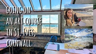 Doing An Art Course At The St Ives School Of Painting Cornwall [upl. by Ankeny74]