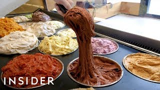 Stretchy Ice Cream Is Made With A 500YearOld Technique [upl. by Schlessinger]