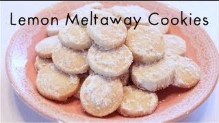 How to Make Lemon Meltaway Cookies [upl. by Enahc]