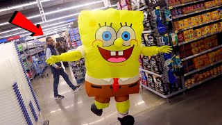 SPONGEBOB KICKED OUT OF WALMART [upl. by Nodnal]