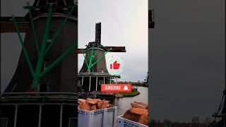 Windmills Finder Netherlands Zaandam walking Netherlands music travel [upl. by Dnalevets78]