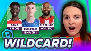 WILDCARD ACTIVE  MY FPL GAMEWEEK 6 TEAM  FANTASY PREMIER LEAGUE 202425 [upl. by Racso]