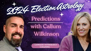 Callum Wilkinson from Kepler College Talks about his 2024 Astrology Election Predictions [upl. by Yrogiarc56]