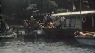 Swallows and Amazons 1973  filming Captain Flint walking the plank [upl. by Ainer450]