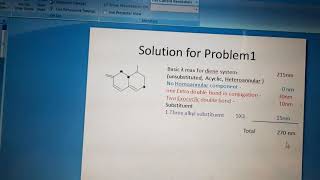 Uvspectroscopy solved problems [upl. by Meggs]