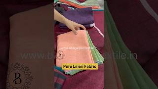 Linen Fabric  120 count linen  Bhagalpuri Fabrics  Handloom clothes linen linenfabric [upl. by Nedah]