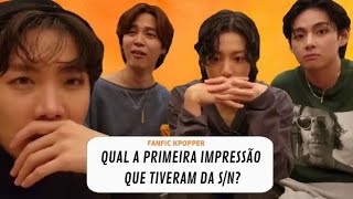 Respondendo PERGUNTAS sobre a SN feat Jungkook Jhope Jimin e Taehyung [upl. by Homovec]