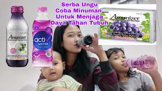 Amunizer Dan Activ Water  Nyobain Minuman Untuk Menjaga Imun Tubuh [upl. by Eadahc706]