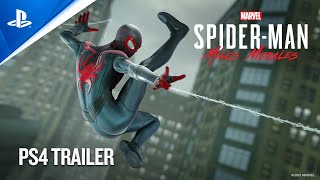 Marvels SpiderMan Miles Morales  PS4 Trailer [upl. by Ytima671]