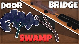 how to make a DOOR BRIDGE to the swamp in LUMBER TYCOON 2  WORKING [upl. by Aneehsal]