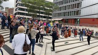 Flashmob Ode an die Freude Elbphilharmonie 18092021 [upl. by Aneleasor857]