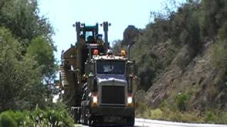 Transporting a Caterpillar D11R On The 10 Grades Of Arizona SR177 Part 1 [upl. by Tyrus]